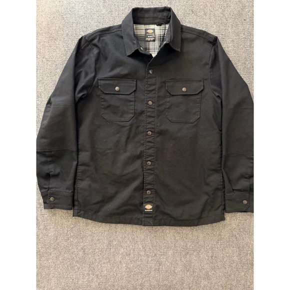 Dickies Other - Dickies Skateboarding Mens Lined Shirt Jacket Size M Black Chore Coat Workwear